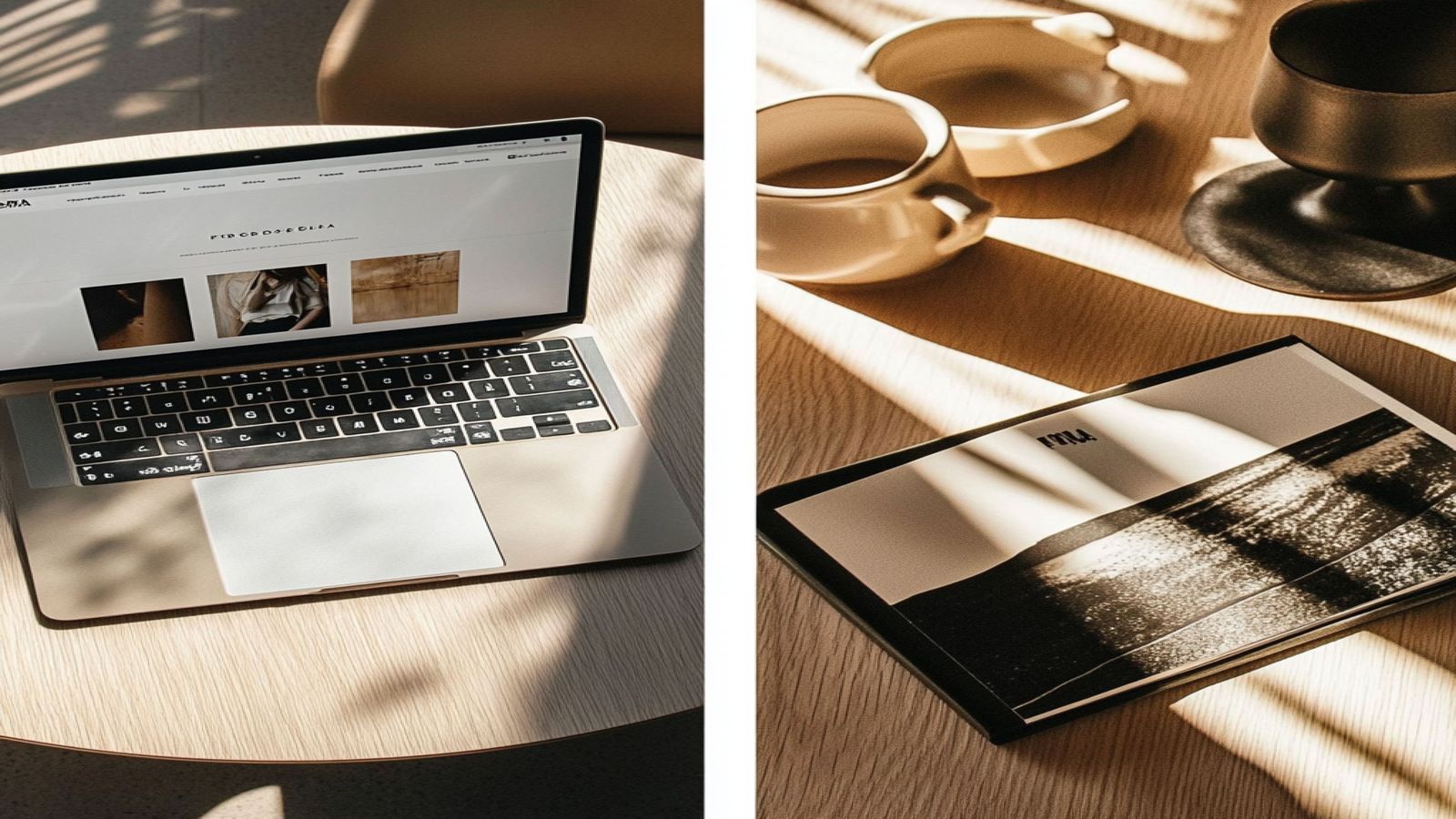 Two side-by-side blog layouts, one visually dated and one still looking clean and current