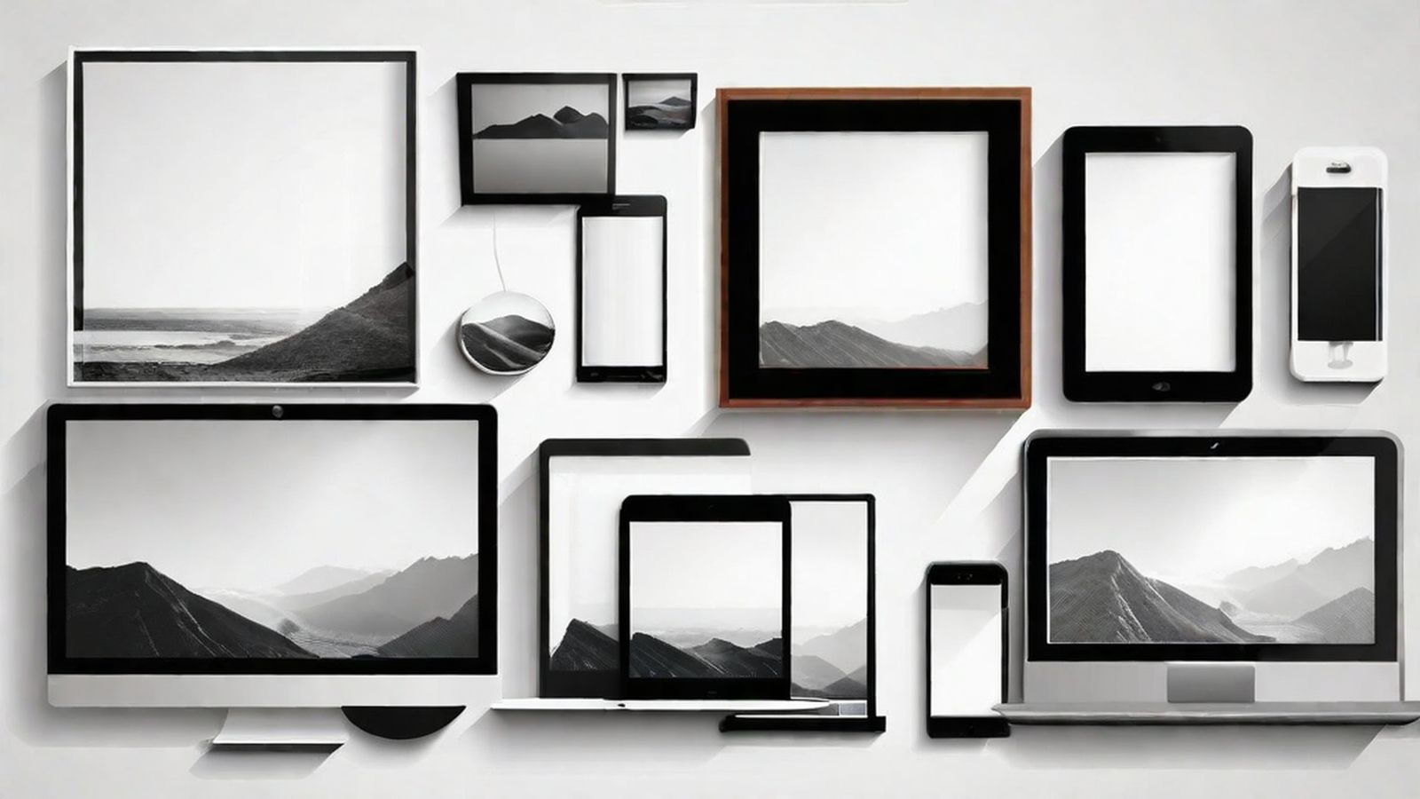 Side-by-side views of the Blaskan layout at desktop, tablet, and mobile screen widths